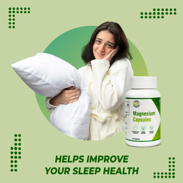 Magnesium Capsules - Essential Mineral Support for Muscle, Bone & Recovery Health - Image 4