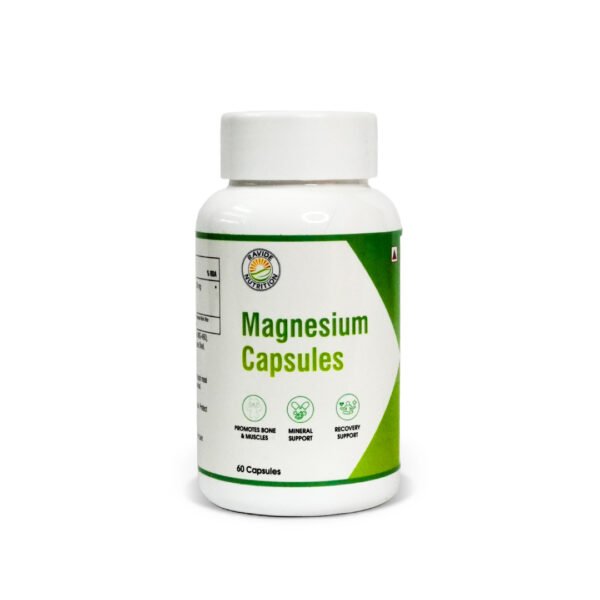 Magnesium Capsules - Essential Mineral Support for Muscle, Bone & Recovery Health