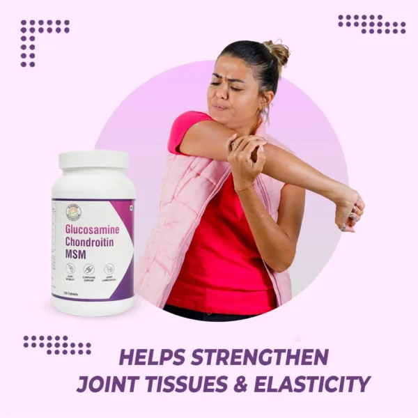 Glucosamine Chondroitin MSM - Triple Action Formula for Joint Comfort, Flexibility & Support - Image 4